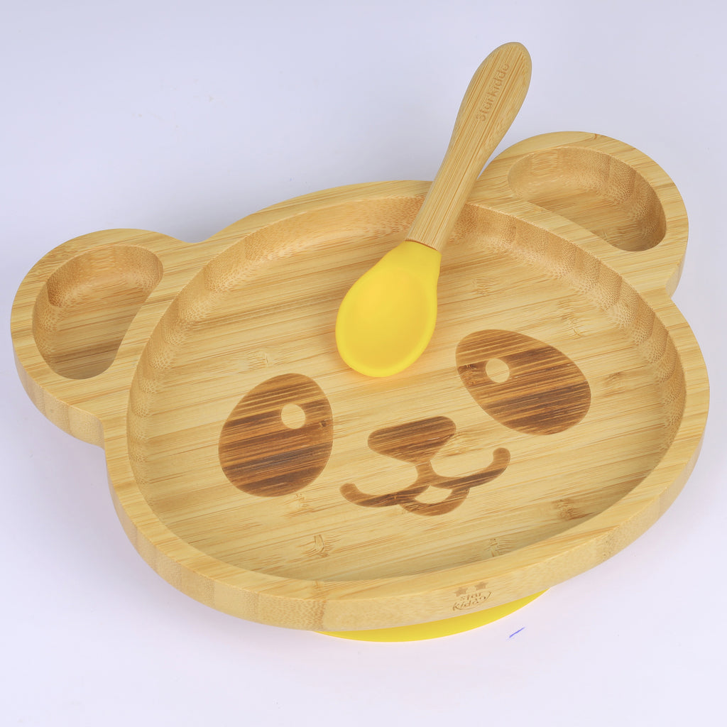 bamboo weaning plates