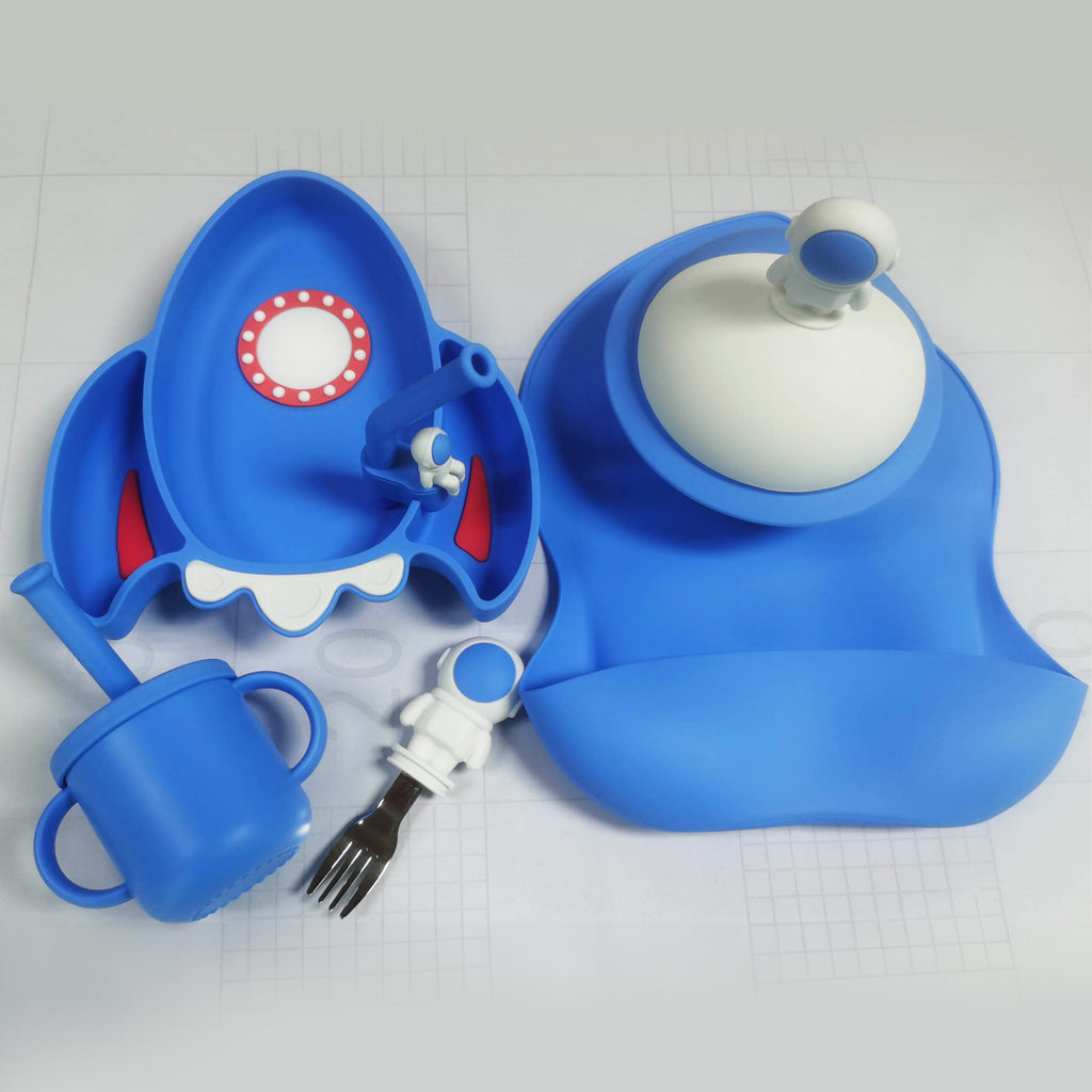 Feeding Bowls with Lids and Sippy Cups for Babies