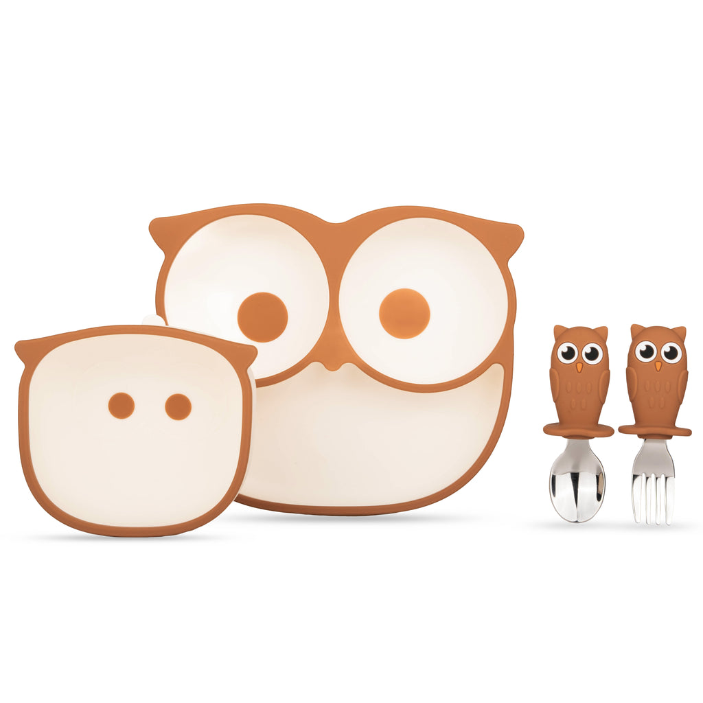 animal shape silicone tableware