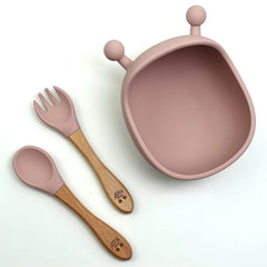 Silicone Suction ‘Star Buddy’ Feeding Set