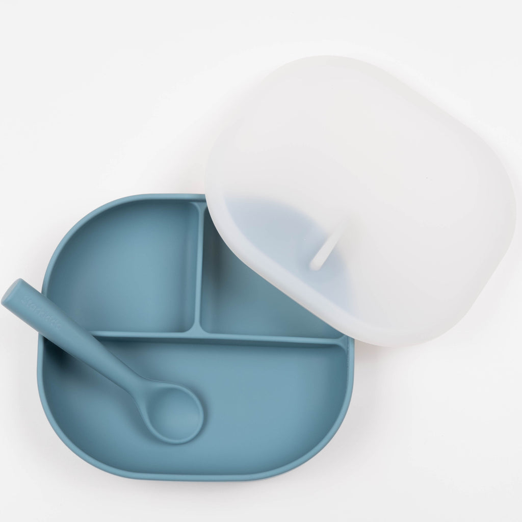 Suction Cup Plates with Lids
