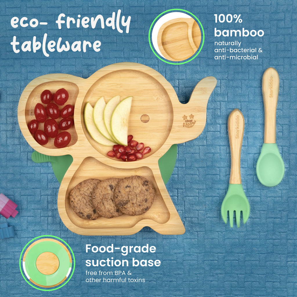 Tusker Bamboo Suction Plate