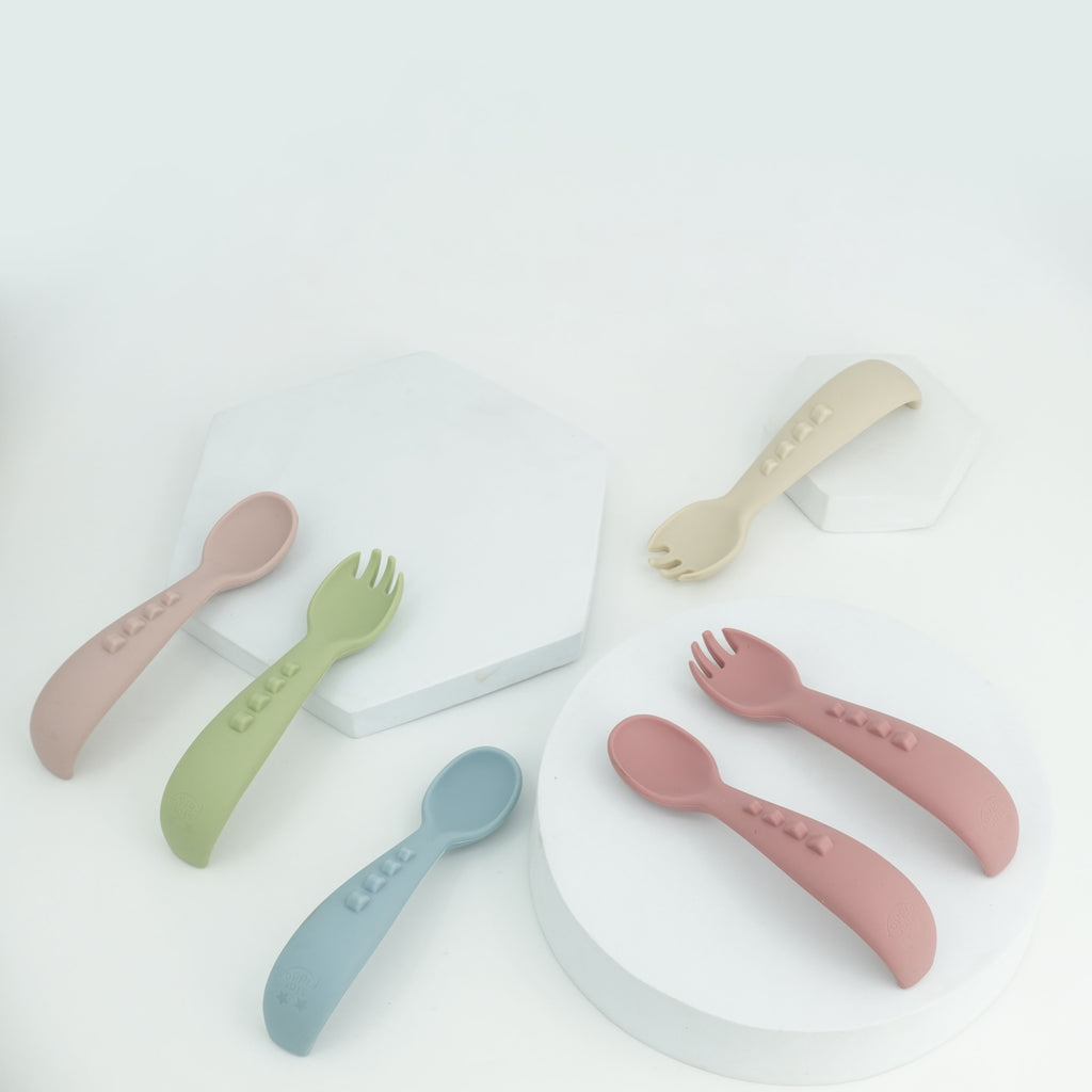 silicone weaning spoons