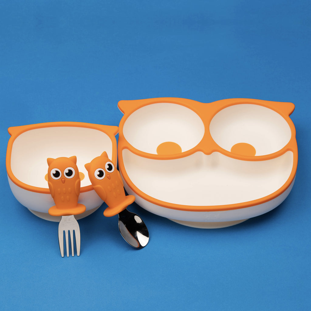 silicone suction bowls and plates sets