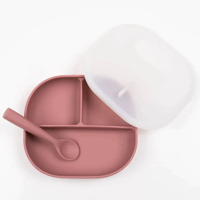 Silicone Suction Divided Plate for Babies