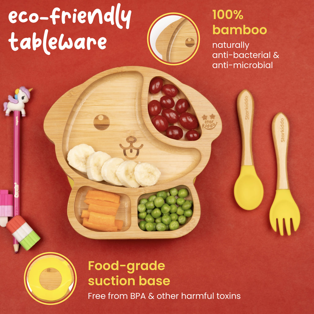 Bamboo Plates & Spoons