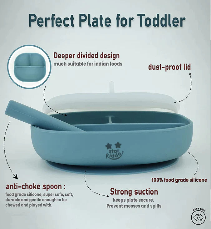Suction Silicone Divider Plate