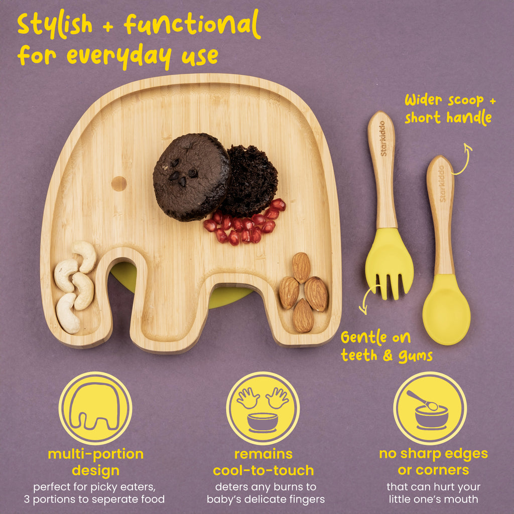 Baby Plate with Suction Base
