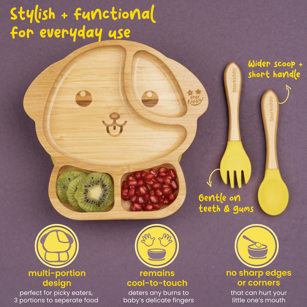 Eco Bamboo Plates and Cutlery Sets