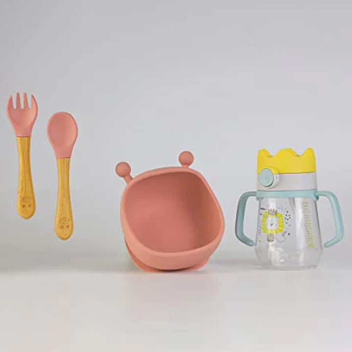 Silicone Feeding Bowl & Spoons and Sippy Cup