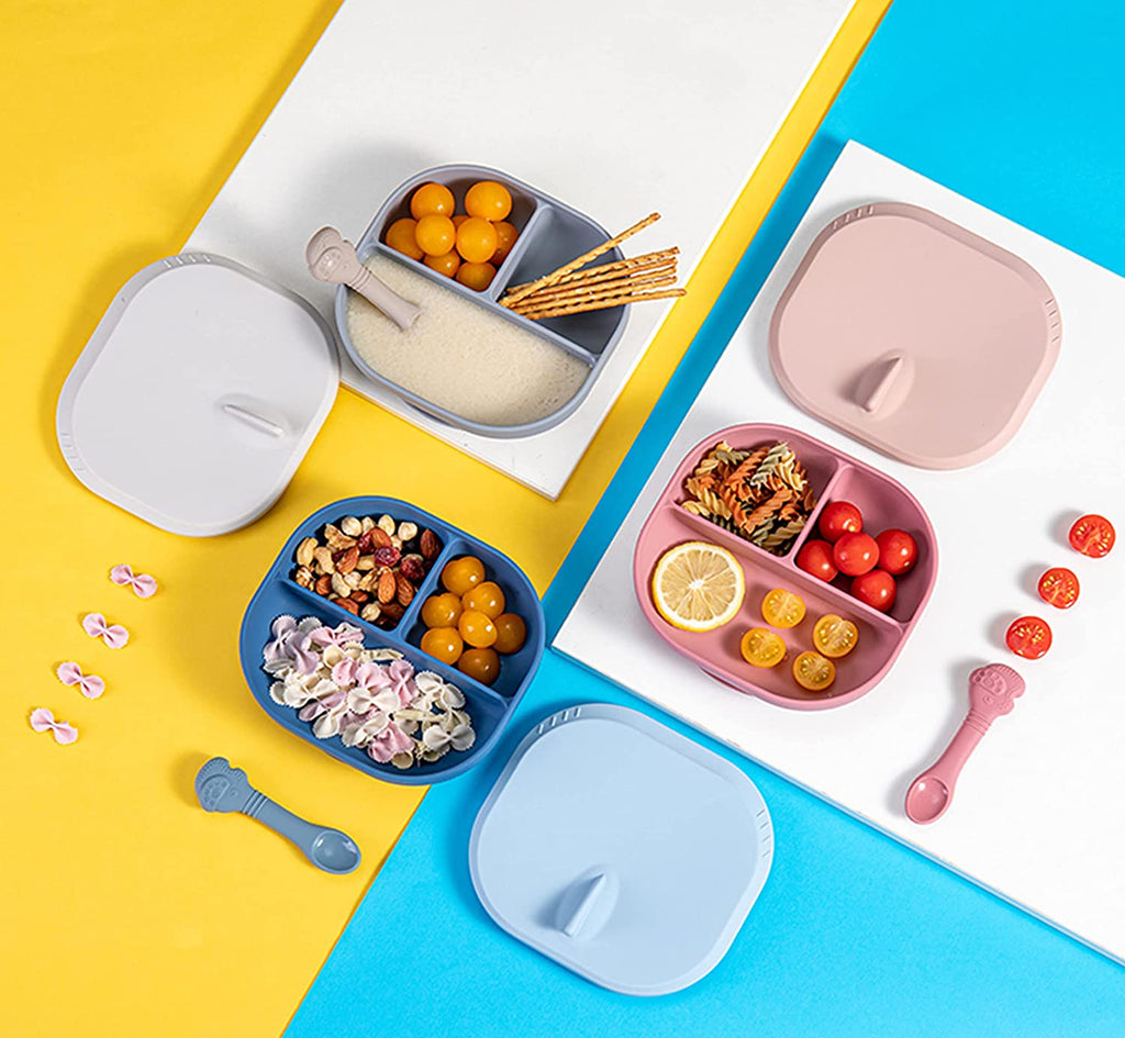 Led Weaning Silicone Suction Plate