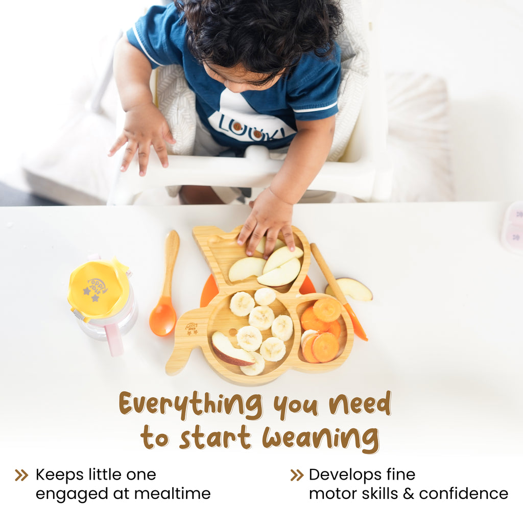 Led Weaning Bamboo Plate