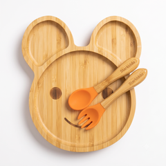 Teddy Bamboo Baby Plate
