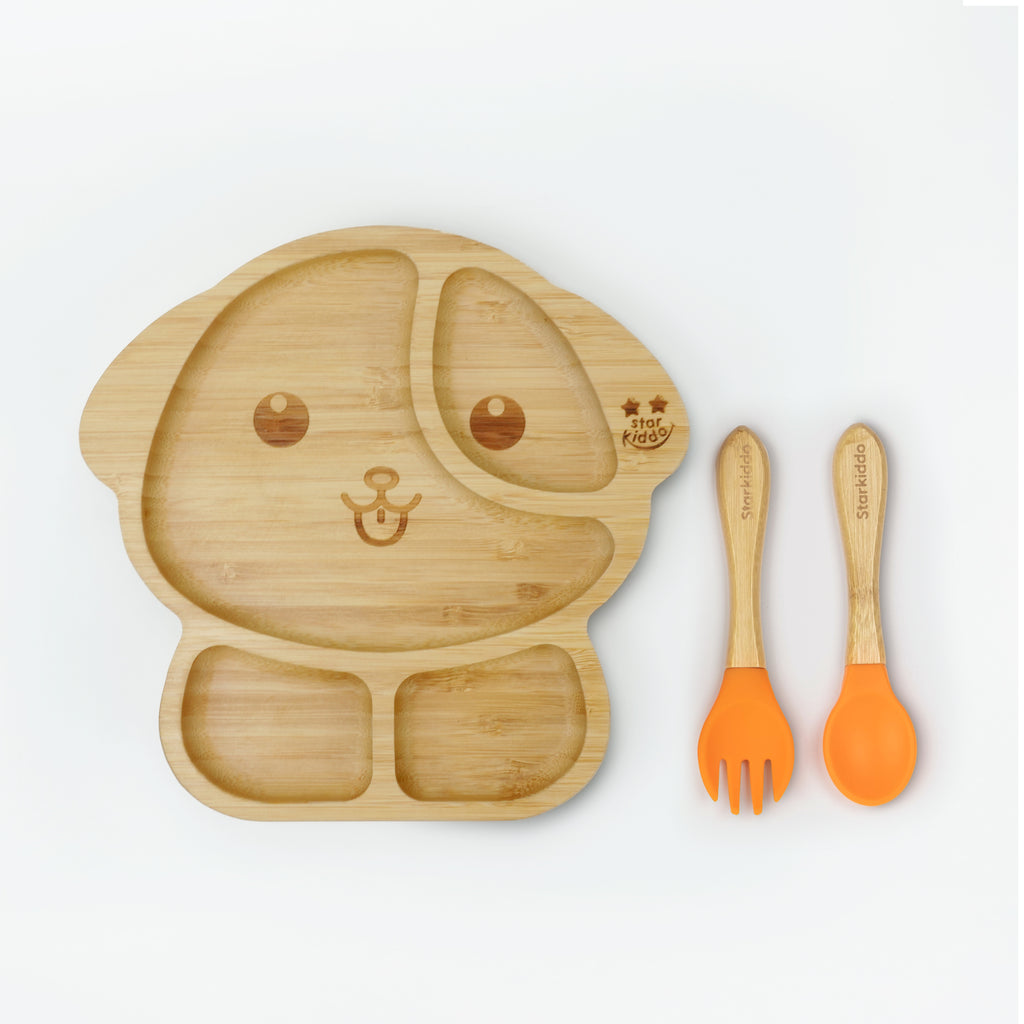 Bamboo Plates and Spoon Fork
