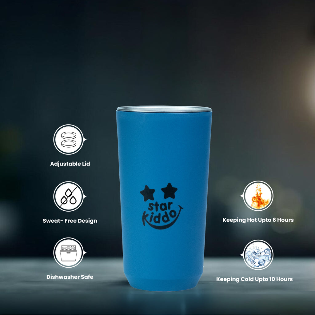 Stainless Steel Cups with Lid