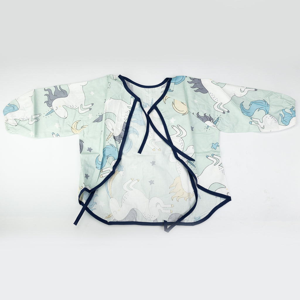 Sleeved Baby Bib with Pocket