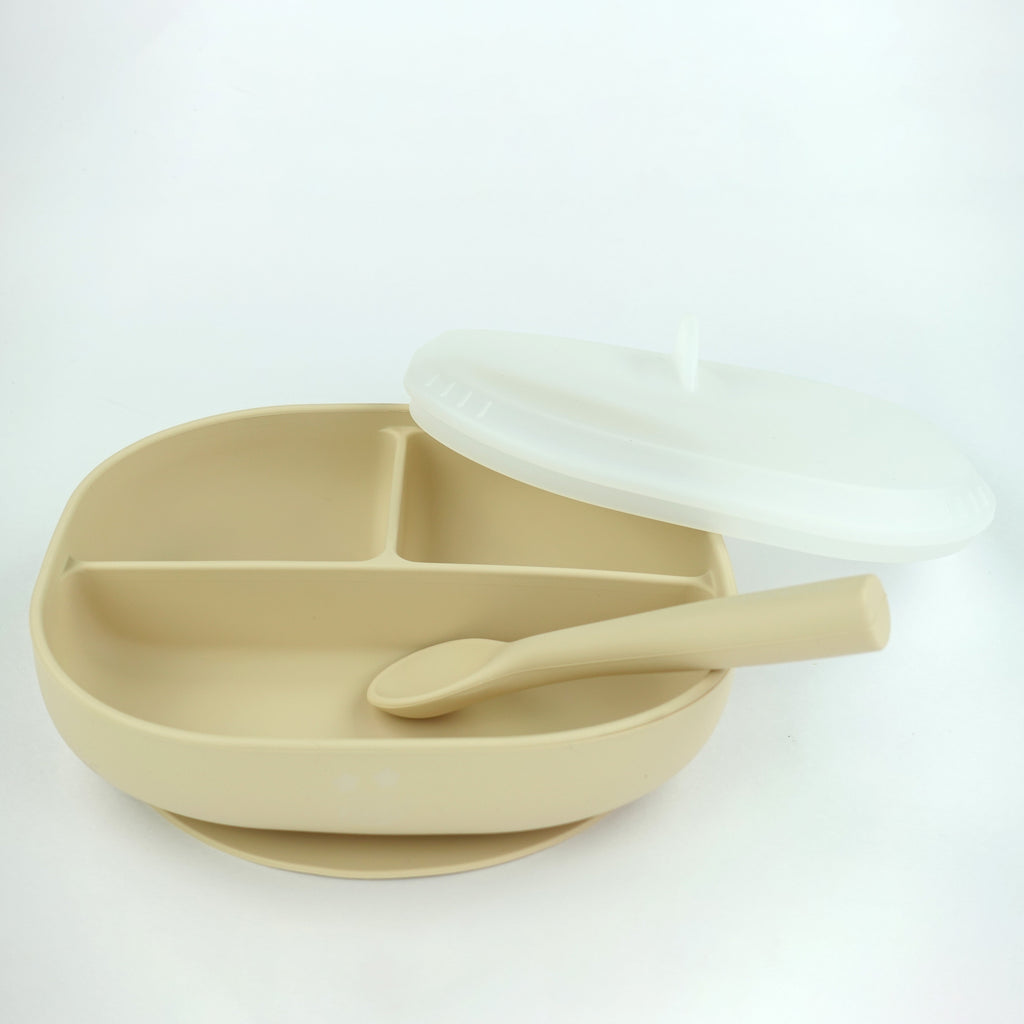  Silicone Suction Plate and Spoon