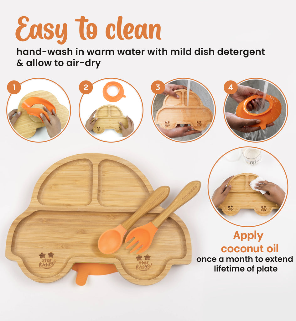 bamboo feeding set