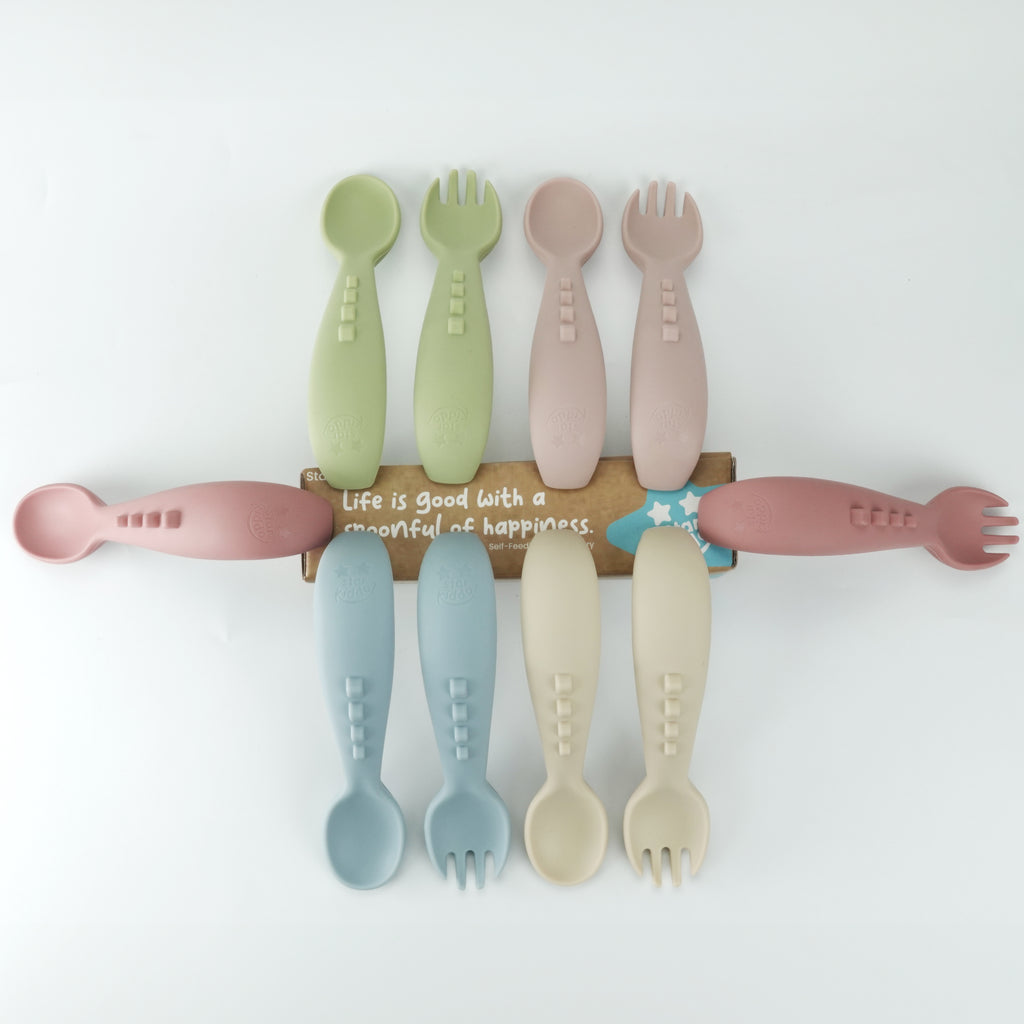 silicone self feeding spoon