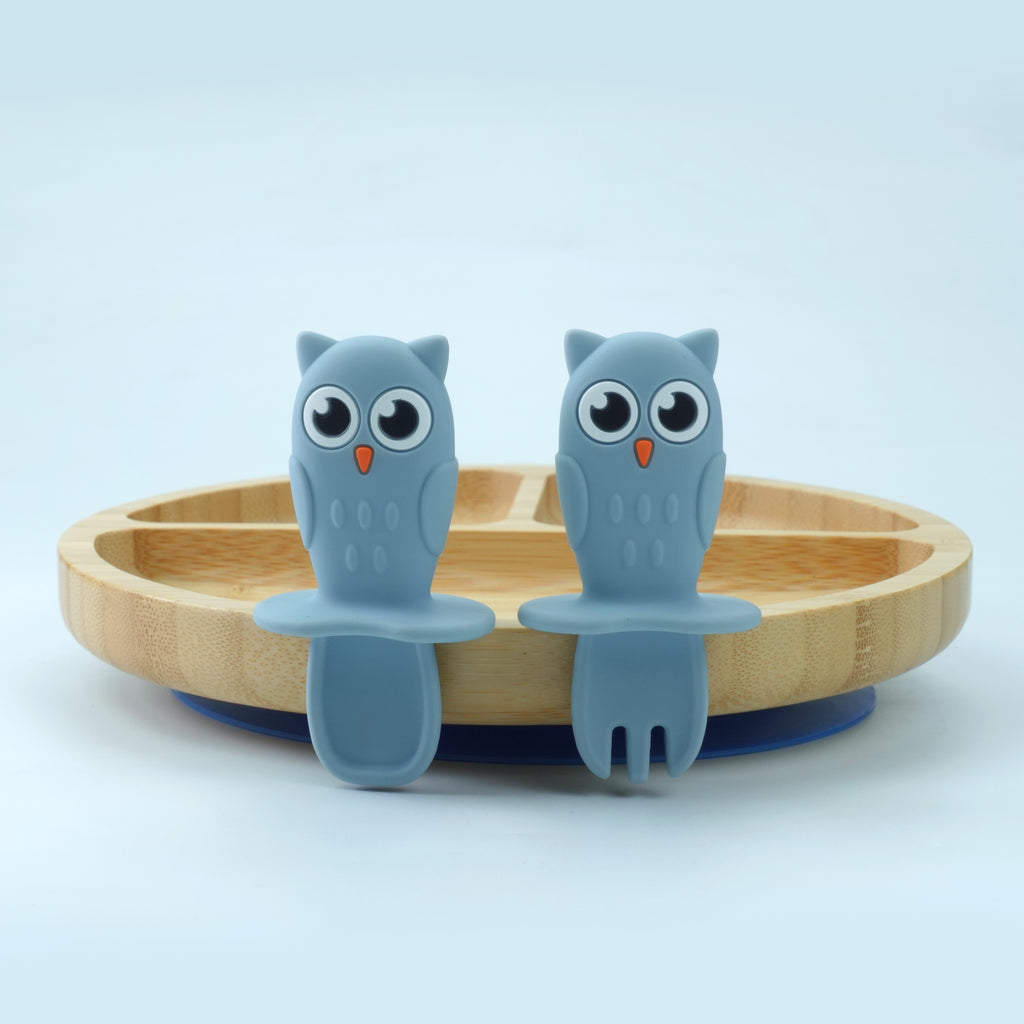 Cute Silicone Spoon and Fork