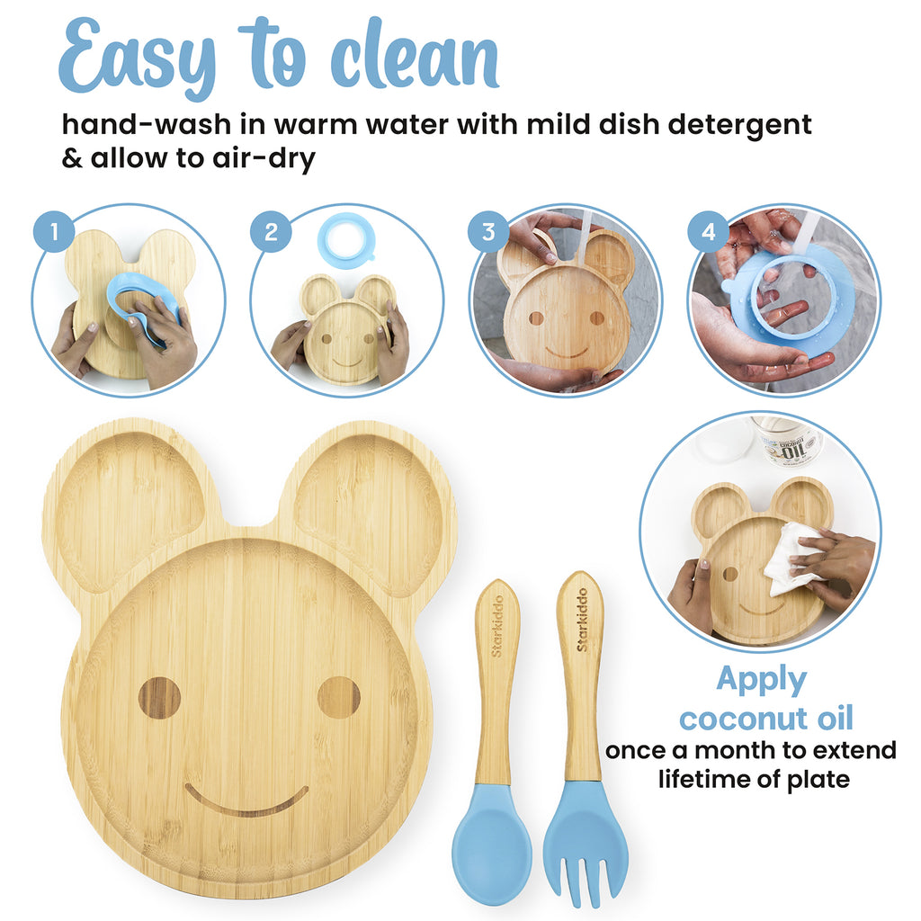3 Section Wooden Suction Plates