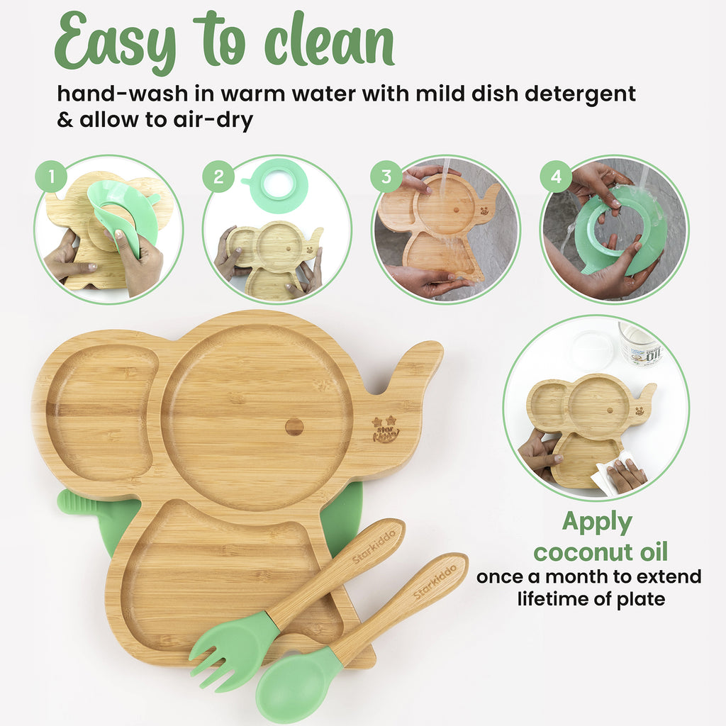 Tusker Bamboo Plate Suction