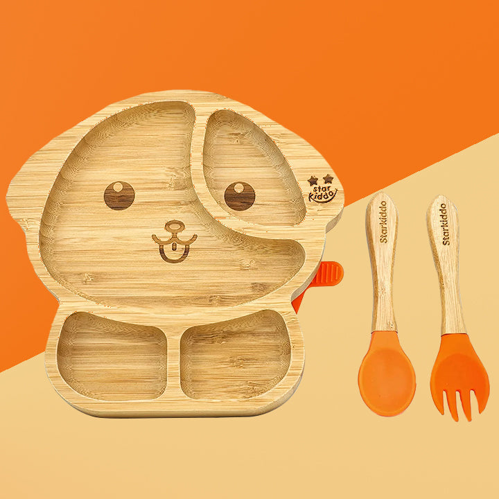 Eco Friendly Led Weaning Plates and Cutlery 
