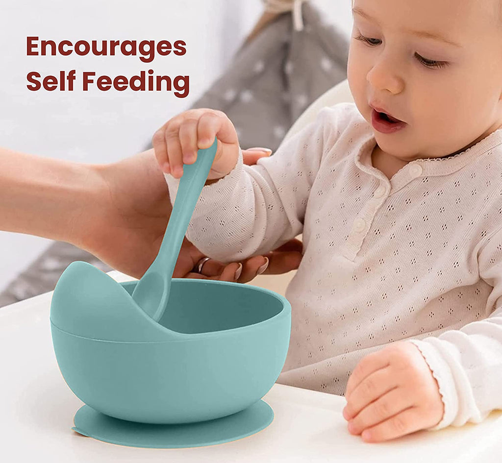 Silicone First Feeding Bowls 