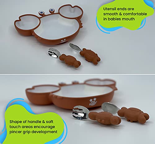 Silicone Suction Plates and Spoon & Fork