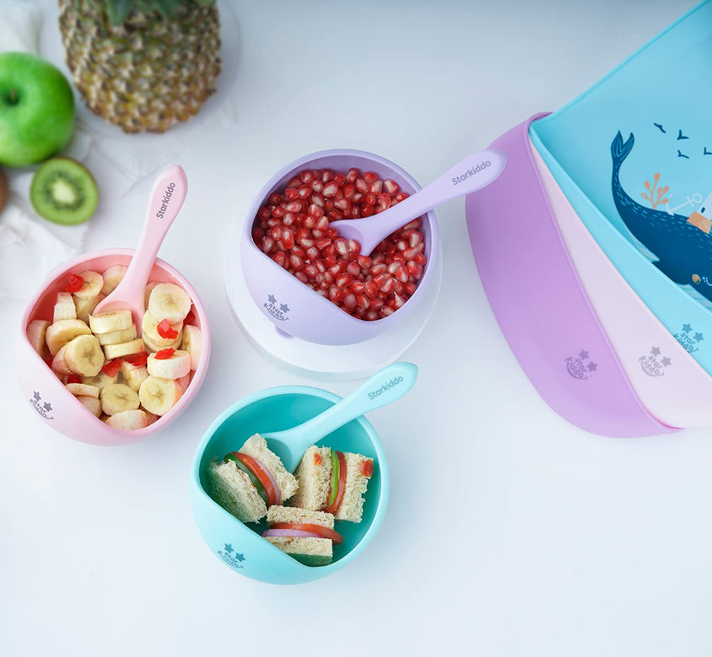Silicone Bowl Suction Sets