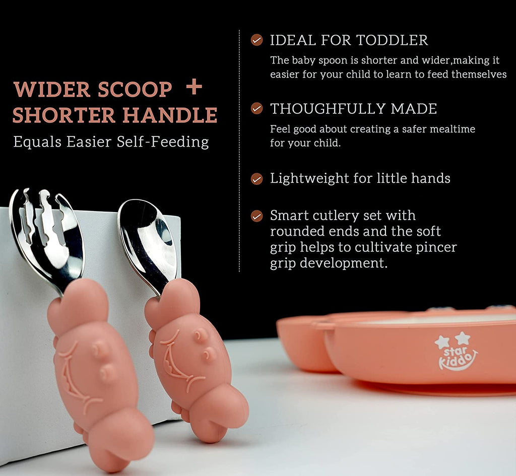 Stainless Steel Spoon Feeding Sets Combo