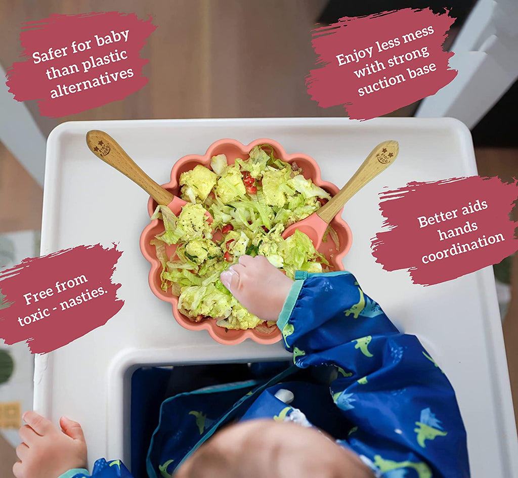 Simba Silicone Suction Plates & Spoon Sets