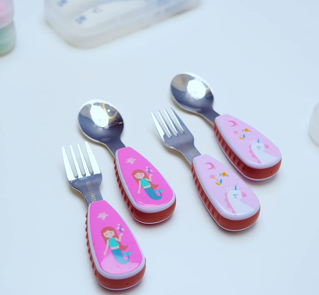 infant self feeding spoon