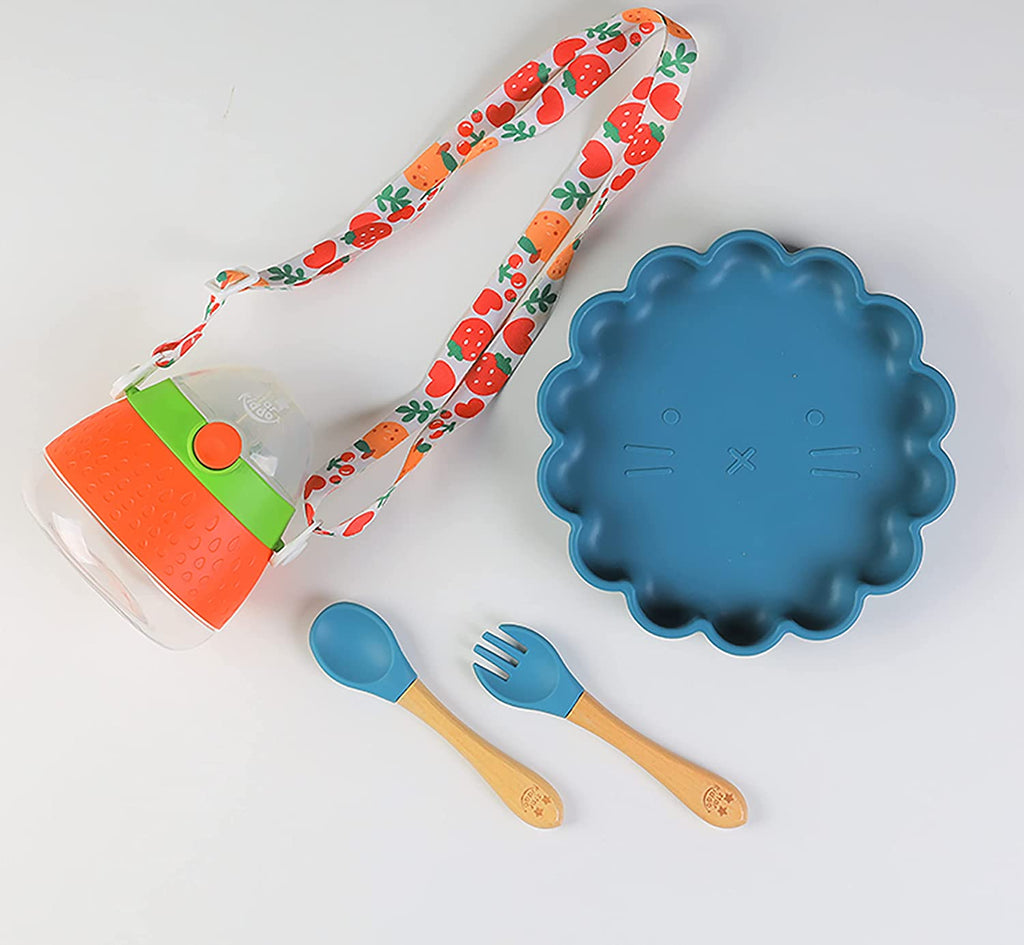 Simba Silicone Suction Plates with Sippy Cup Sets for Babies
