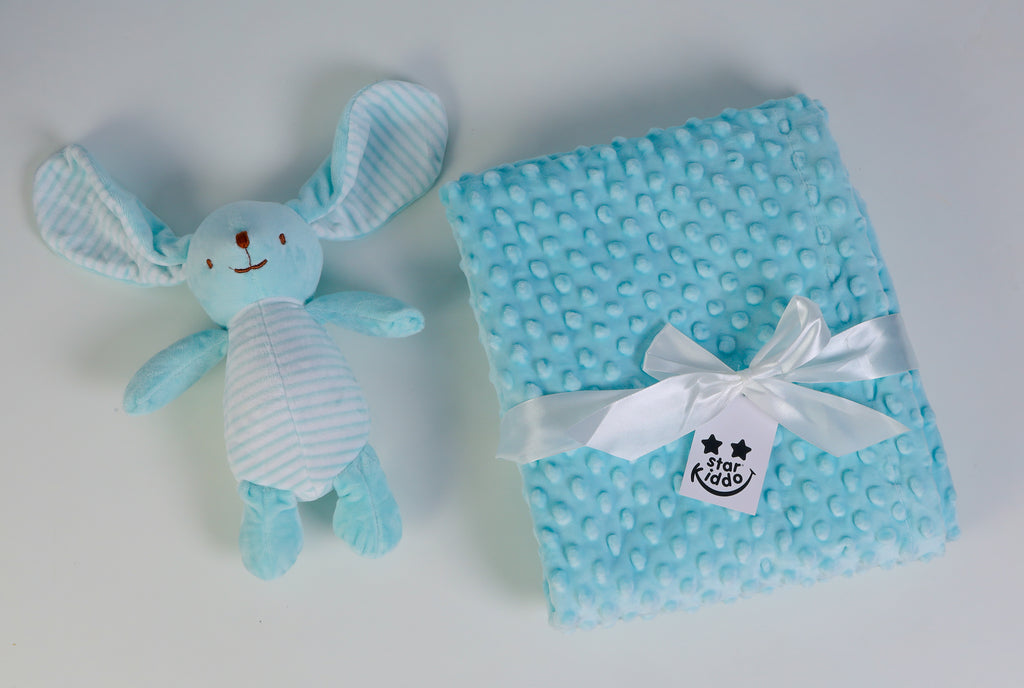 light blue blanket