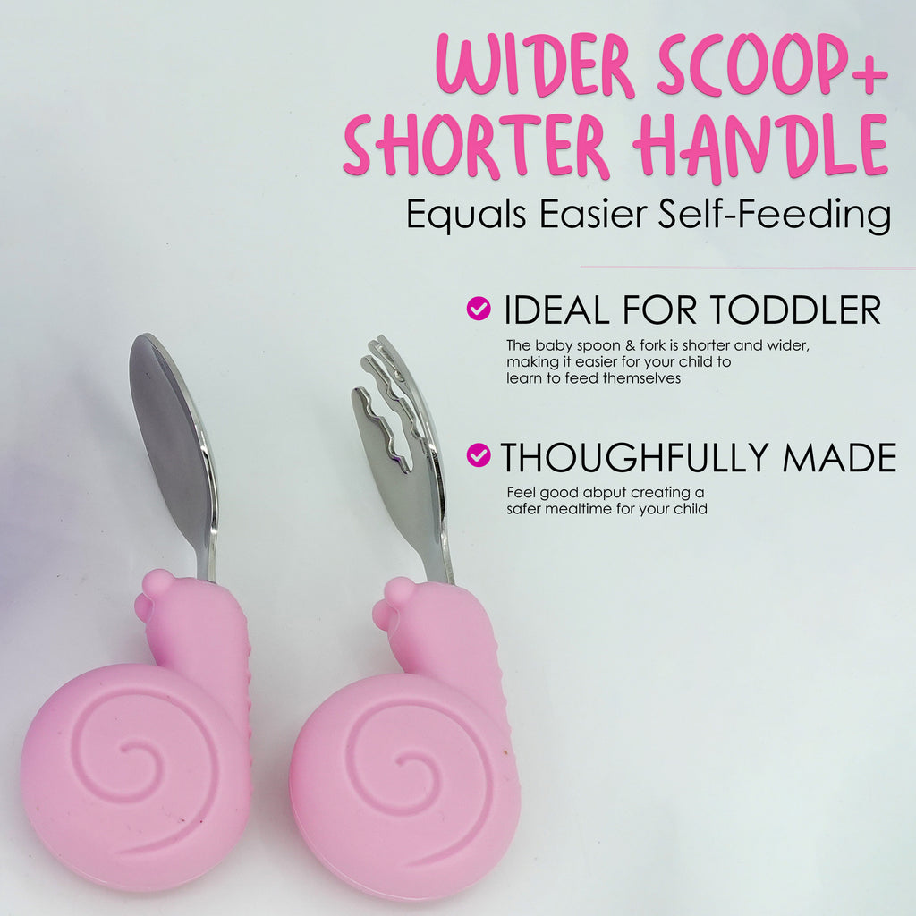 weaning spoon and fork
